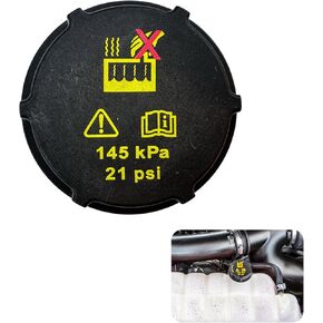 DG93-8101-AA DG9Z-8100-A Coolant Reservoir Cap Compatible with 2012-2025 Ford Edge Escape Expedition Explorer F-150 Focus Fusion Mustang Ranger Transit Connect | Lincoln Aviator MKC MKX MKZ etc