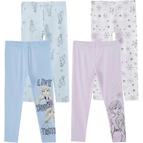 ديزني المجمدة Elsa Girls 4 سراويل Legging للطفل للأطفال الكبار