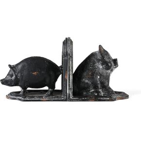 Rabbit Bookends, 1 Pair Bunny Book Ends, Distressed White…