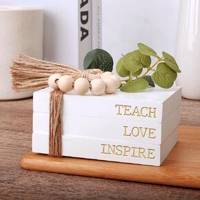 كتب ديكور Mamagiftree Mini ، كتب زخرفية للديكور المنزلي ، كتب فو لمدخل غرفة المعيش