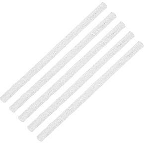 50 Pcs Replacement Lantern Wicks for Tiki Torches,Fiberglass Torch Replacement Wicks,for Outside Garden Torches (White,50 Pcs)