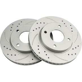 KAC - Disc Brake Rotors | Brake Kit for Nissan 2009-2011 Versa 1.6L Automotive Replacement Brake Rotors,31545