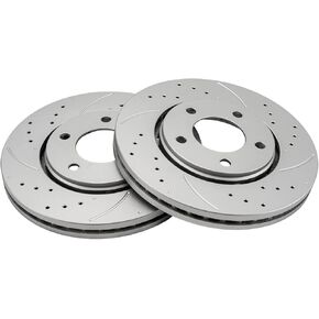 KAC - Disc Brake Rotors | Brake Kit for Dodge 2001-2003 2005 Grand Caravan, Chrysler 2004-2007 Town & Country 3.3L, Dodge 2001 2005-2007 Caravan, Automotive Replacement Brake Rotors,53002