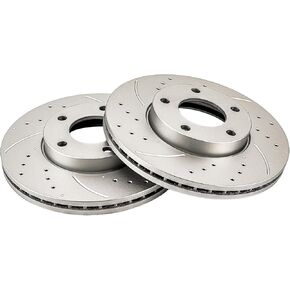 KAC - Disc Brake Rotors | Brake Kit for Mazda 2004-2013 3 2.0L Automotive Replacement Brake Rotors,31373
