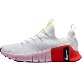 Nike Free Metcon 6 Women's Workout Shoes (IB4526-100, White/Barely Volt/Bright Crimson/Pink Foam)