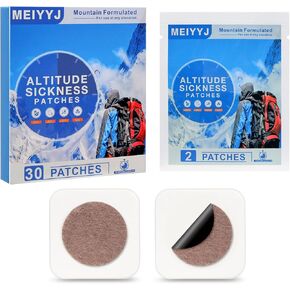 Altitude Sickness Prevention Patches,Effective Supports High Altitude Acclimation, Boosts Oxygen Intake &Rapid Supports High Altitude Acclimation,Fast High Altitude Relief, Pack 0f 30