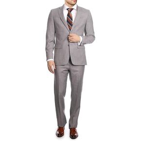 Arthur Black Mazara Classic Fit Two Button 100% Wool Wrinkle Resistant Suit
