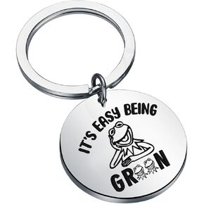 Kuiyai Movie Gemples Gift Singing Frog Lovers Jewelry Wdw Frog Frog Loves keychain