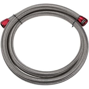 AN-8 Fuel Line Kit 7.02ft Vacuum Hose Automotive Fuel Hose with Clamps 1 Set