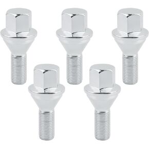 5PCS M12x1.25 Wheel Lug Bolts OEM 6509933AA 611-005,0.75" Hex 1.03" Shank Wheel Studs Compatible with Jeep Cherokee Compass Chrysler Dodge,Professional Wheel Bolts Car Accessories (for Jeep)