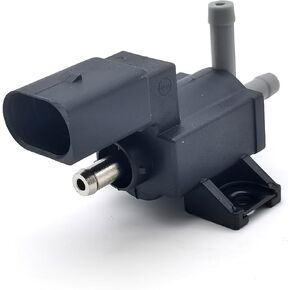 1 PC Auto Sensor, Car Turbo Pressure Controller, Irregular Boost Control Solenoid Valve, Compatible with Audi A3, A4, A5, A6, Q3, Q5, TT, CC, Tiguan, Eos Beetle, GTI Golf 2006-2016 (Black)