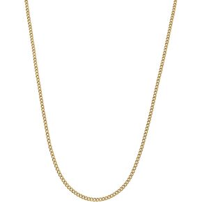 | Gold Curb Link Chain | Durable 18K Gold & 316L Stainless Steel | Waterproof, Heat & Sweat Resistant | Gifts for Men | Men's Jewelry |