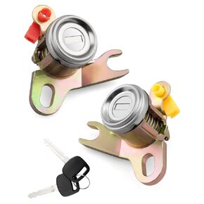 Door Lock Cylinder with 2 Keys Fit for Toyota Camry Celica 1.8L 2.2L L4 3.0L V6 1997-2001 Replace 69051-33140 69052-33140 69051-33150 69052-33150 6905133140 6905233140