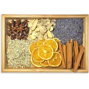 Cozy Nights Simmer Pot Potpourri – Aromatherapy for Winter Evenings with Cinnamon, Ginger, Lavender, Anise Star, Orange – Perfect Simmer Pot Mix for Fall & Christmas