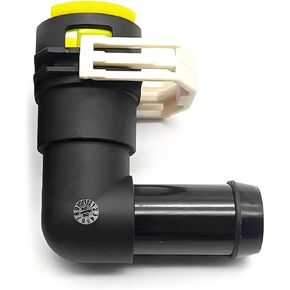 Cooling Water Hose Connector, B37F-61-240 Heating Water Pipe Joint, Compatible with Mazda 3, CX-7, CX-9 (Black)