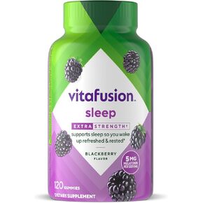 Vitafusion Extra Strength Melatonin Gummy Vitamins, 5mg, 120 ct Gummies