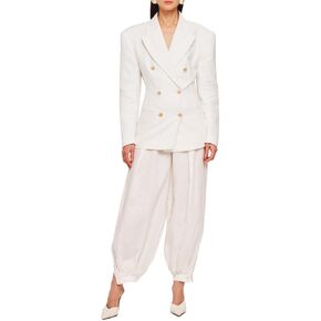 Ronny Kobo Women's Tailored Linen Cosette Blazer