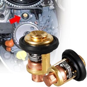 ترموستات متوافق مع Yamaha 2 Stroke Outboard 3HP-250HP استبدال 6E5-12411-30-00 6E5-12411-02-00 688-12411-10-00 (2pcs)