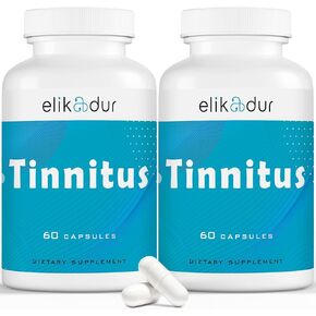 1500 MG Tinnitus Relief for Ringing Ears Supplement, Supports Ear Health, Reduces Ringing in Ears, Reduce Ear Tinnitus for Women Men, 120 Caps
