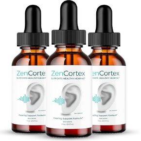 IDEAL PERFORMANCE Zencortex Tinnitus Relief for Ringing Ears Drops, Zencortex Ring Clear Tinnitus Drops, Tinnitus Treatment Supplement, Ear Ringing Relief Tinnitus, Zen Cortex Reviews (3 Pack)