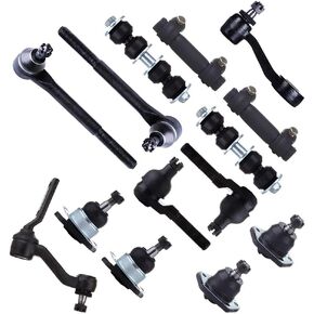 مجموعة تعليق Scitoo 14PCS لعام 1998-2004 لـ Chevrolet S10 1998-2005 Blazer w/Aspension Parts Upper Lower Ball Sway Bar Rin