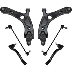 TRQ Front Steering and Suspension Kit Arm with Ball Sway Sway Bar Bar Rink RIN ROD متوافق مع 2016-2020 KIA Sorento
