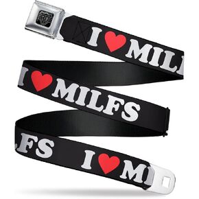 حزام مشبك ، حزام مشبك حزام الأمان ، أنا القلب milfs أسود أبيض أحمر ، قابلة للتعديل