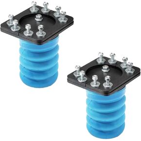 Rear Air Helper Springs SSR-307-40 Replacement for 2009-2023 Dodge Ram 1500 SSR30740 Blue Rear Leaf Spring Suspension Kit