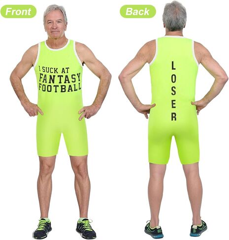 Fantasy Football Loser Singlet I Suck at Fantasy Football Vest Embarrassing Loser Award Funny Award for Men Women in Saudi Arabia