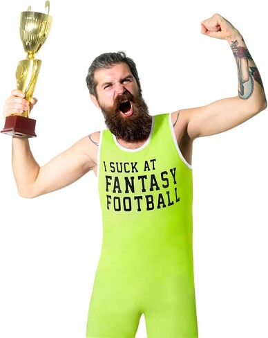 Fantasy Football Loser Singlet I Suck at Fantasy Football Vest Embarrassing Loser Award Funny Award for Men Women in Saudi Arabia