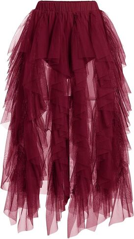 AFAVOM Women Lyrical Dance Costume Contemporary Dancing Dress Up Sleeveless Crop Top + Asymmetrical Leotard Skirt Dancewear in Kuwait