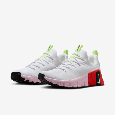Nike Free Metcon 6 Women’s تمرينات (IB4526-100 ، أبيض/بالكاد فولت/قرمزي مشرق/رغوة وردية) in Saudi Arabia
