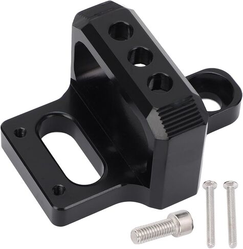 3 Port Boost Controller Mount Holder Bracket Replacement for AEM Boost Controller Solenoid Valve Mount Holder Bracket Kit CNC Billet Aluminum (Black) in Saudi Arabia