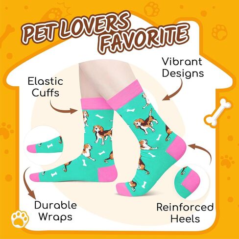 HAPPYPOP Boxer Dog Gifts for Women - Fun Boxer Dog Socks for Mom Her Boxer Lovers in Saudi Arabia