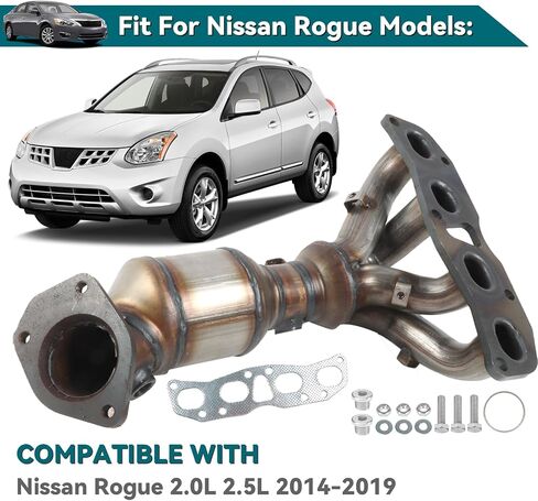محول الحفاز الأمامي عالي التدفق المتوافق مع 2007 2007 2008 2008 2010 2011 2012 2013 Nissan Altima L4 2.5L Cashaltic Convertor يستبدل 674-933 (EPA Compliant) in Kuwait
