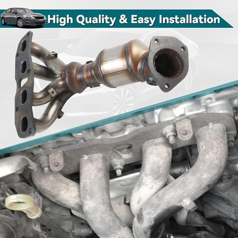 محول الحفاز الأمامي عالي التدفق المتوافق مع 2007 2007 2008 2008 2010 2011 2012 2013 Nissan Altima L4 2.5L Cashaltic Convertor يستبدل 674-933 (EPA Compliant) in Kuwait