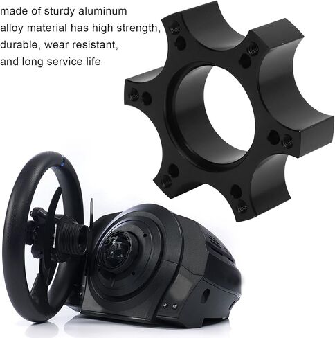 Steering Wheel Adapter Spacer, Steering Wheel Adapter Plate Aluminium Alloy 70mm Spacer for Thrustmaster T300RS with 13 14 Inch Steering Wheel in Saudi Arabia