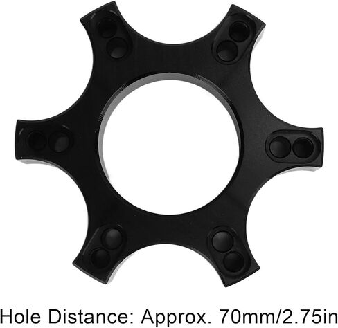 Steering Wheel Adapter Spacer, Steering Wheel Adapter Plate Aluminium Alloy 70mm Spacer for Thrustmaster T300RS with 13 14 Inch Steering Wheel in Saudi Arabia