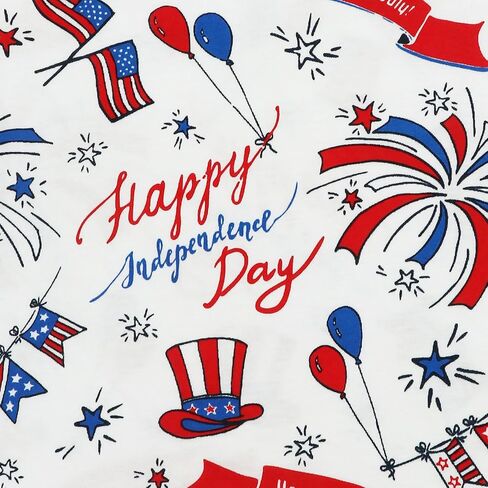 Toddler Boy Girl 4th of July Tank Cotton Kids American Flag Shirts Patriotic Outfit Independence Day Tees Top in Kuwait