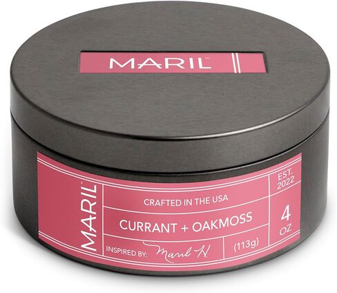 MARIL Collection Scented Travel 4 Ounce Wax and Tin Lidded Vessel Candle, Tobacco + Saffron in Saudi Arabia