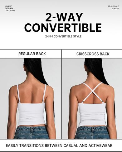 Women's Scoop Neck Tank Top Adjustable Spaghetti Strap Camisole Sleeveless Going Out y2k Tops Slim Fit Cami Tank in Saudi Arabia