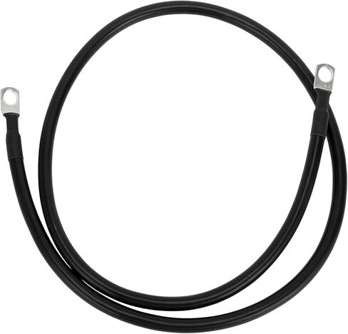 1 Pc Universal Battery Inverter Cable 5/16" Lug 3FT Battery Cable 5 AWG Gauge Black Tinned Copper in Saudi Arabia