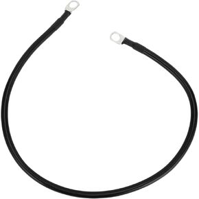 1 Pc Universal Battery Inverter Cable 3/8" Lug 7FT Battery Cable 5 AWG Gauge Black Tinned Copper