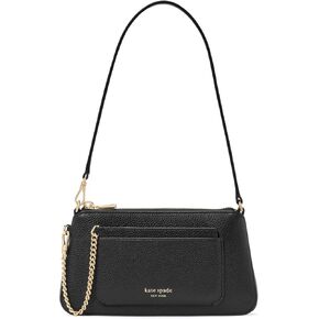 kate spade new york AVA Pebbled Leather 2 in 1 pochette, Black