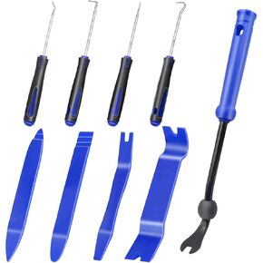 Wetado Auto Trim Removal Tool Set Pry Tool Kit, Panel Removal Tool, Automotive Hook Set, Car Auto Oil Seal/O-Ring Seal Gasket Mini Precision Hooks