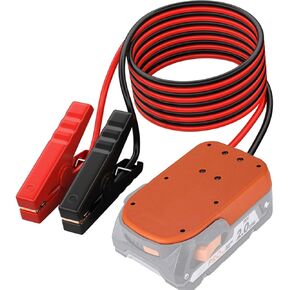 مجموعة أدوات Cable Cable Clamps لـ Ridgid 18V بطارية البطارية كابلات معززة السيارات 6ft 12awg خط أدوات طاقة لركوب السيارة Mower Mower.