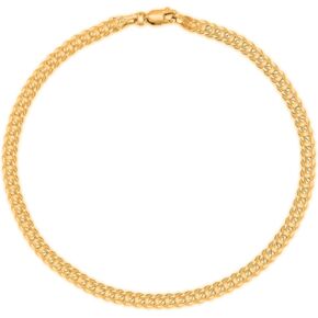 Savlano 925 Sterling Silver Chain Rope ، Figaro ، Mariner ، Curb - سلسلة مطلية بالذهب 18K متوفر في 9 و 10 و 11 بوصة للنساء مع صندوق هدايا - مصنوع في إيطاليا in Kuwait