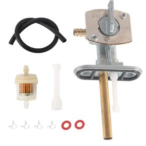 Fuel Vavle Petcock Lever Shut Off Tank Switch Fits for Yamaha TTR 90 125 225 230 250 YFM 200 225 250 350 400 Moto-4 Bear Tracker Bruin Grizzly Raptor Warrior Wolverine Fits for Kawasaki KLF