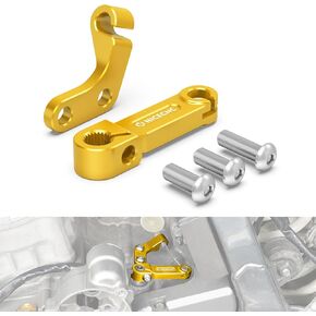 Black Clutch Arm Lever Bracket and Clutch Release Arm Cable Stopper Compatible with Suzuki DRZ400 DRZ400E DRZ400S DRZ400SM 2000-2024 See Fitment