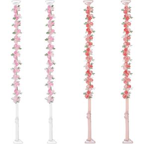 2 Pairs Decorative Bra Straps Removable Flower Non-Slip Lingerie Straps Replacement Elastic Adjustable Bra Strap Holder Shoulder Strap for Bra Shoulder Straps for Tops Dress